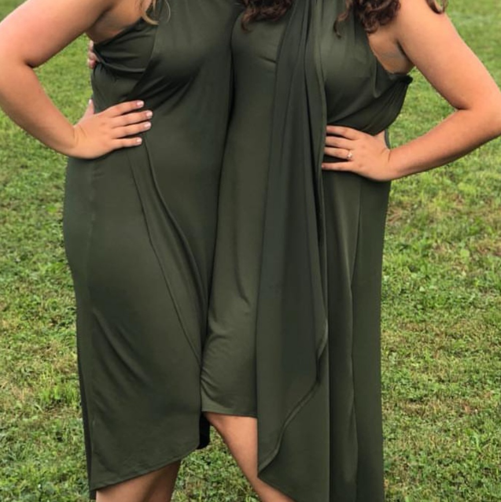 Olive Green Dress